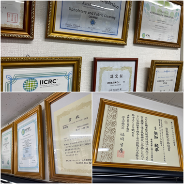 03 国内外で清掃技能資格多数所有
