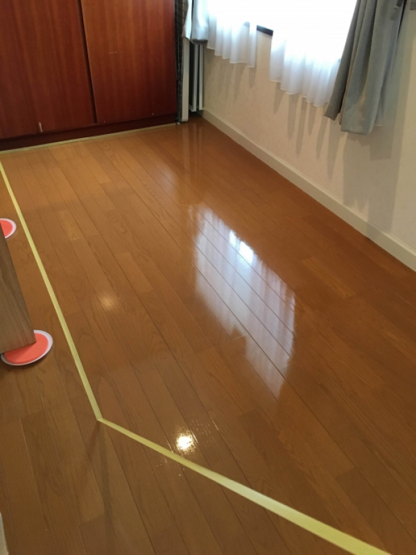 ■2016/01/05 磯子区 床のワックス、コーティング