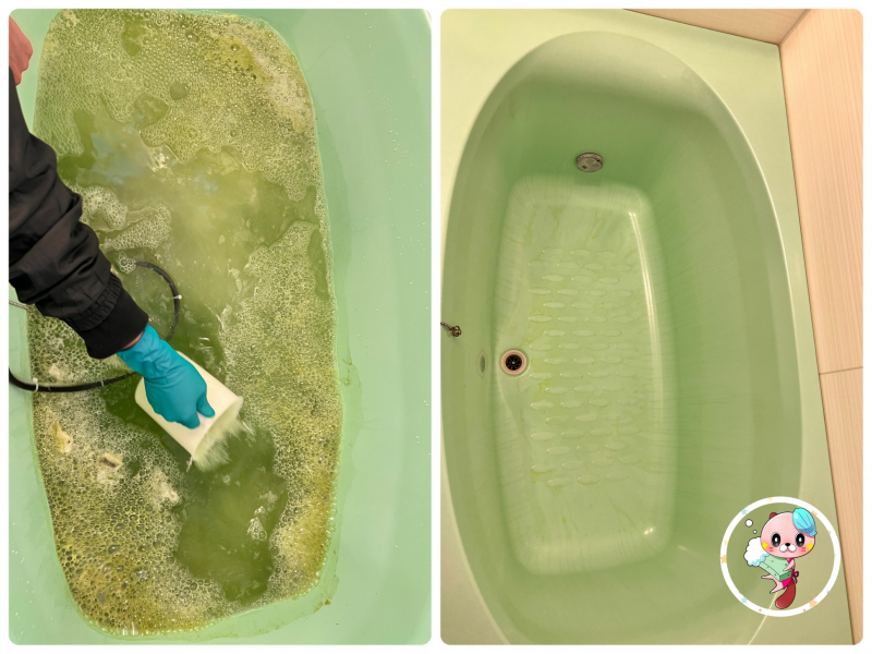 風呂釜洗浄　/　追い焚き配管洗浄